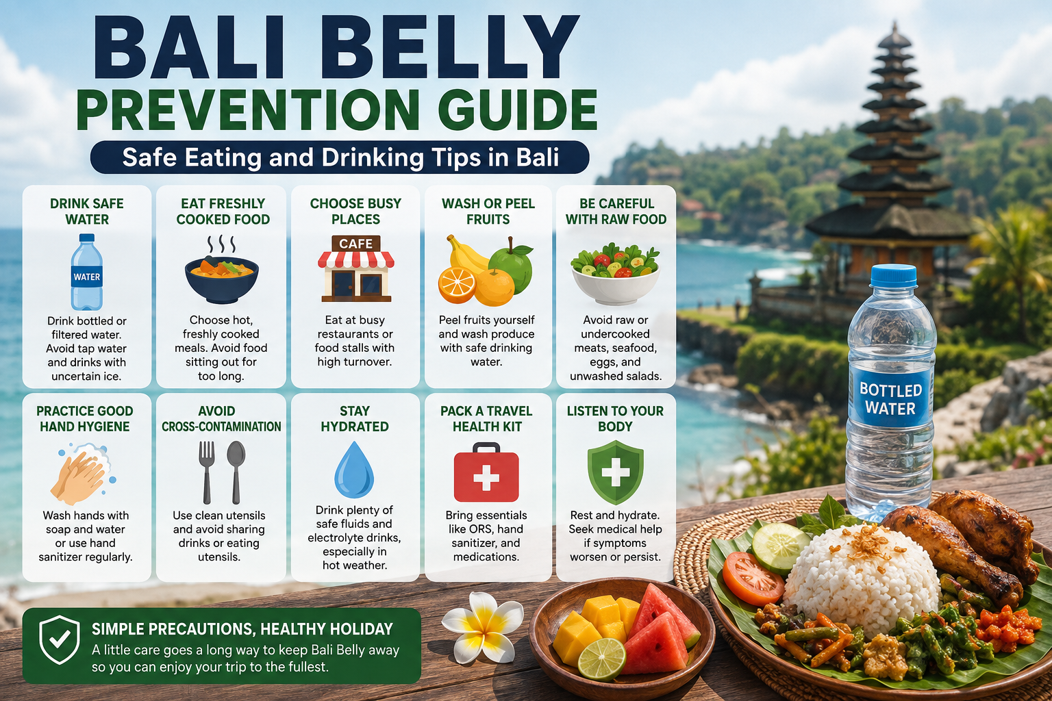 Bali Belly Prevention Guide: Safe Eating and Drinking Tips in Bali